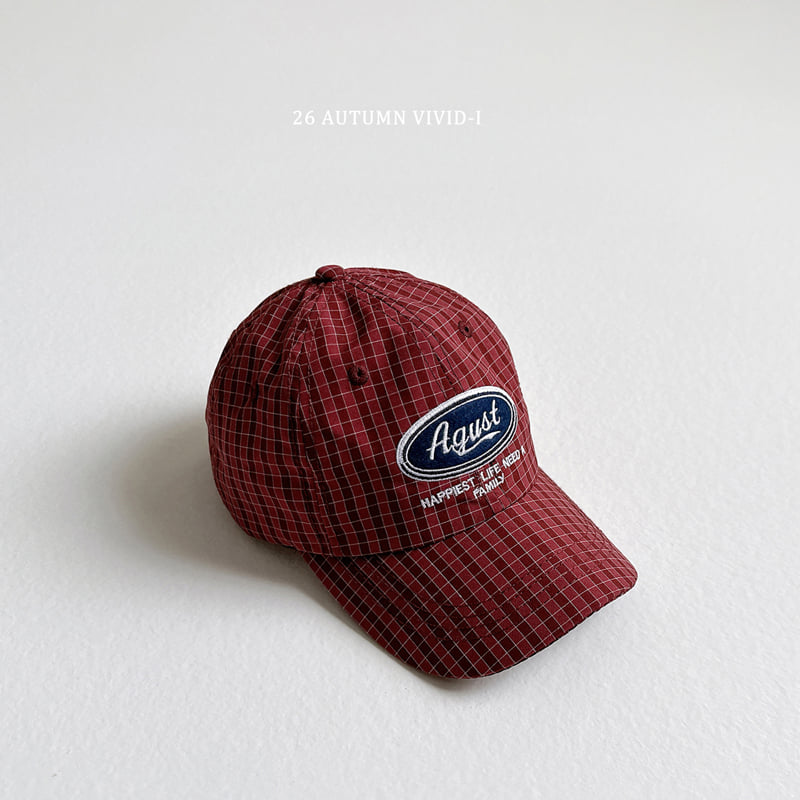 Vivid I - Korean Children Fashion - #magicofchildhood - Acoustic Check Cap - 8