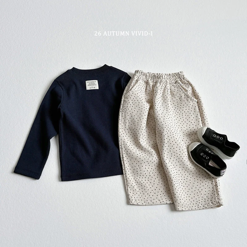 Vivid I - Korean Children Fashion - #magicofchildhood - Twill Pattern Pants - 11