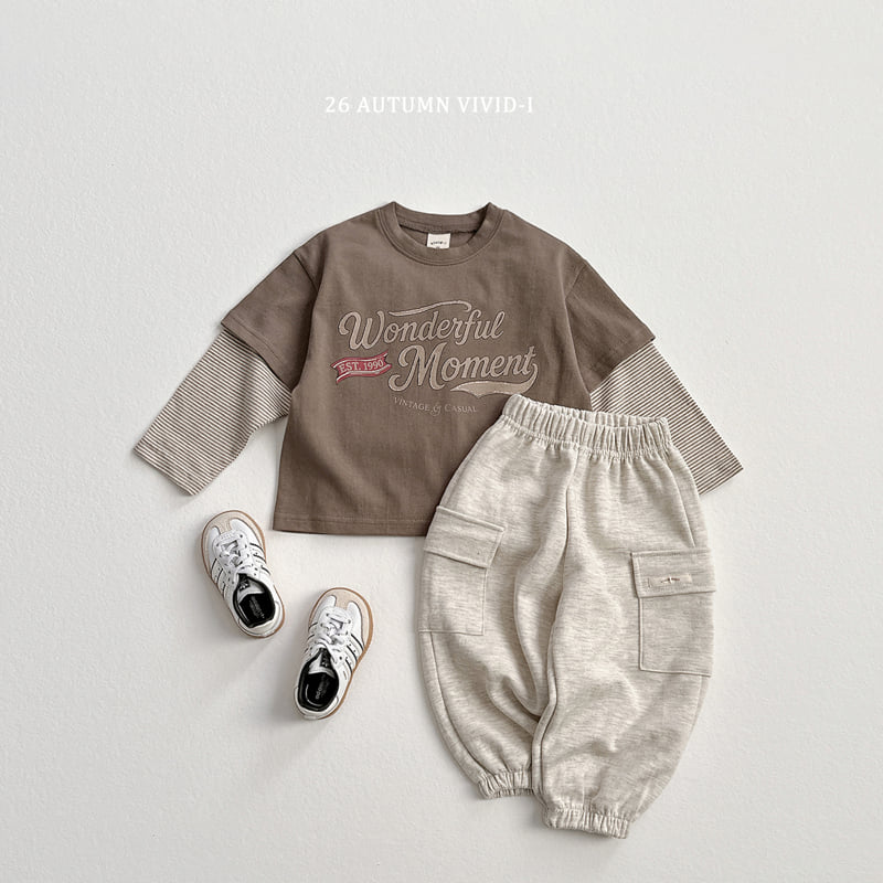Vivid I - Korean Children Fashion - #magicofchildhood - Wonderful Double-layered Tee - 6