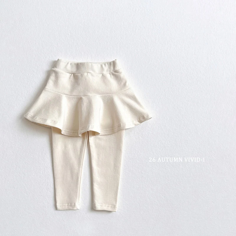 Vivid I - Korean Children Fashion - #magicofchildhood - BB Skirt Leggings - 5