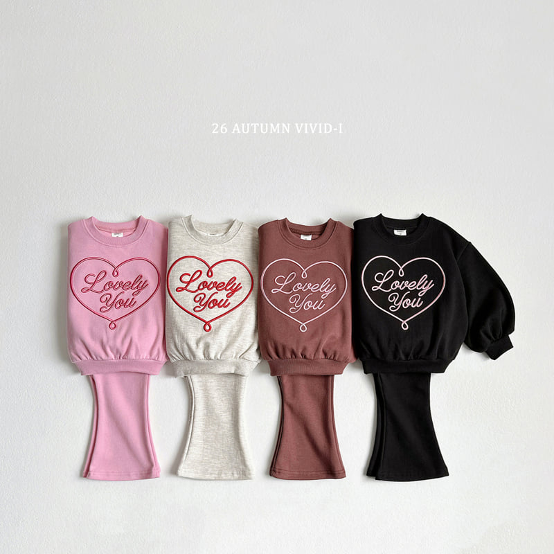 Vivid I - Korean Children Fashion - #magicofchildhood - Heart Bear Set