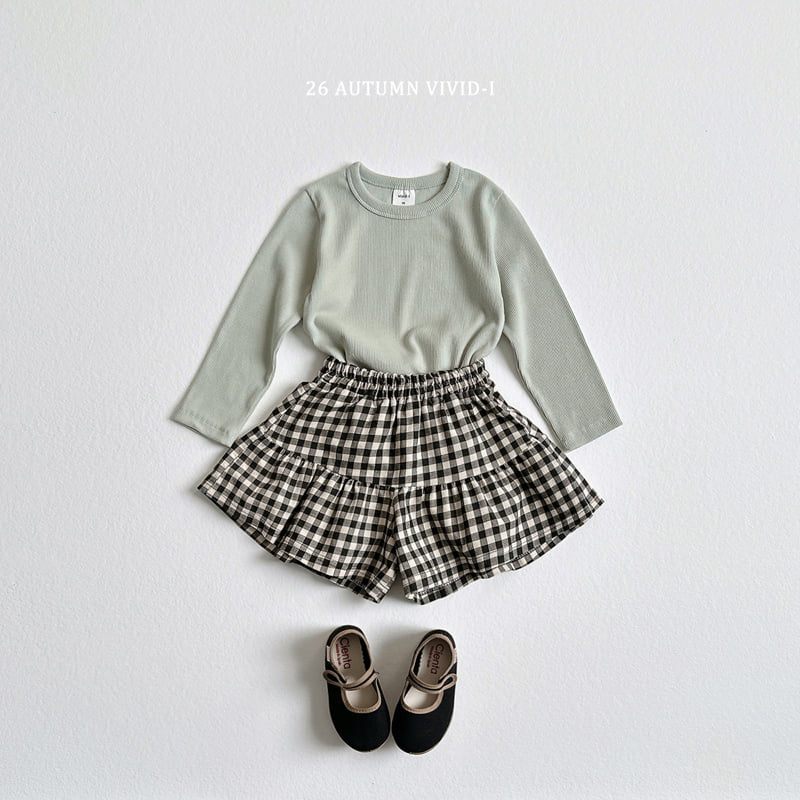 Vivid I - Korean Children Fashion - #magicofchildhood - Slim Ribbed Tee - 10