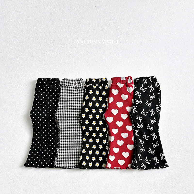 Vivid I - Korean Children Fashion - #minifashionista - Autumn Pattern Pants
