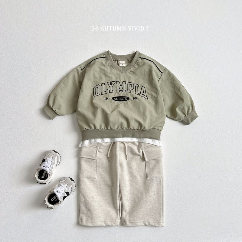 Vivid I - Korean Children Fashion - #minifashionista - Crinkle Olympia Sweatshirt - 12