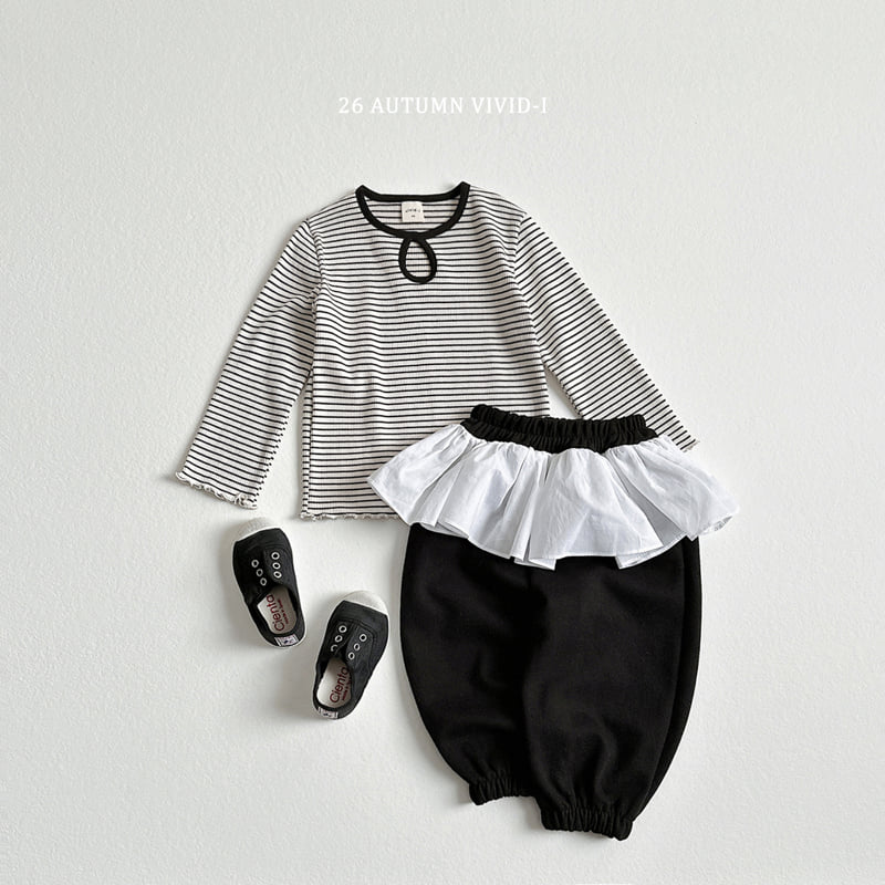 Vivid I - Korean Children Fashion - #minifashionista - Tutu Frill Jogger Pants - 11