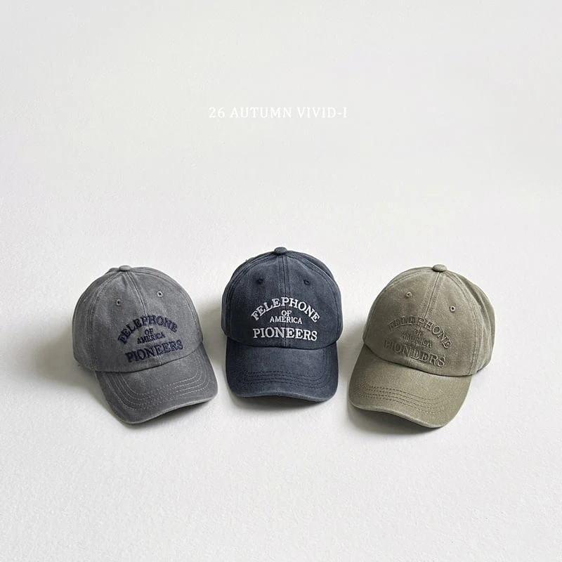 Vivid I - Korean Children Fashion - #minifashionista - America Cap