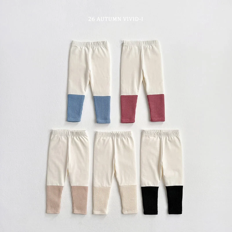 Vivid I - Korean Children Fashion - #minifashionista - Soft Warmer Leggings - 3