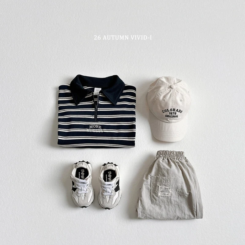 Vivid I - Korean Children Fashion - #minifashionista - Label Crinkle Jogger Pants - 11