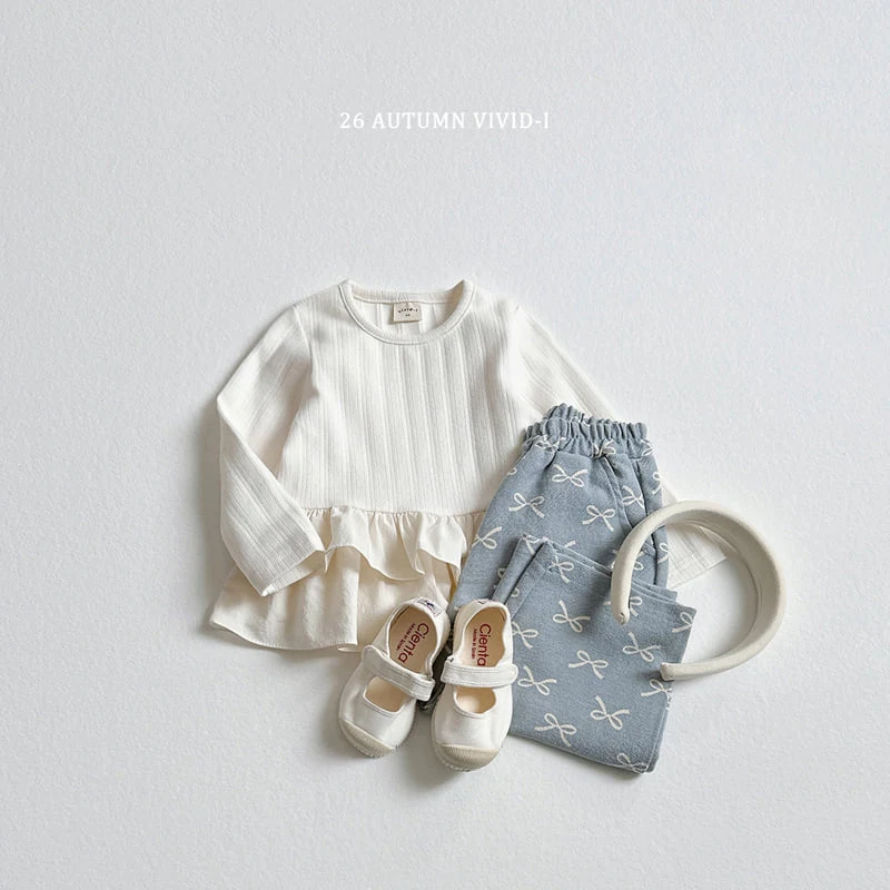 Vivid I - Korean Children Fashion - #minifashionista - Twill Pattern Pants - 12