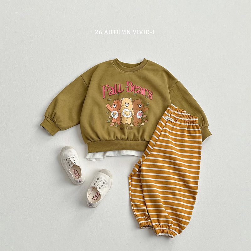 Vivid I - Korean Children Fashion - #minifashionista - Stripe Jogger Pants - 6