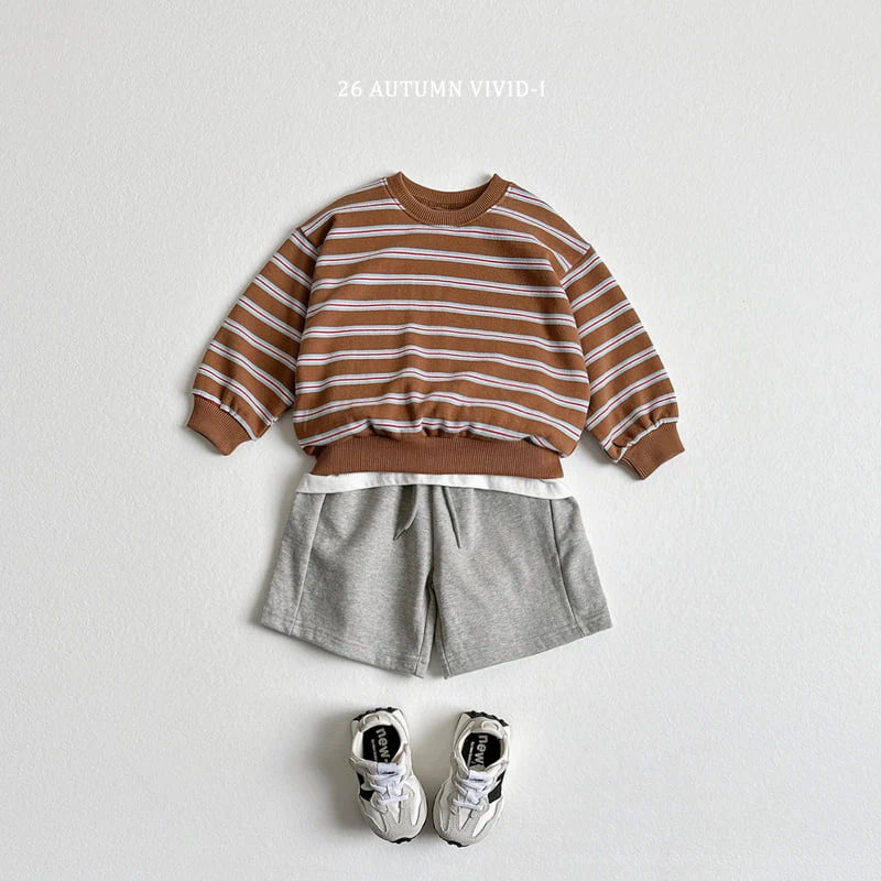 Vivid I - Korean Children Fashion - #magicofchildhood - Multi Colorblock Stripe Sweatshirt - 4