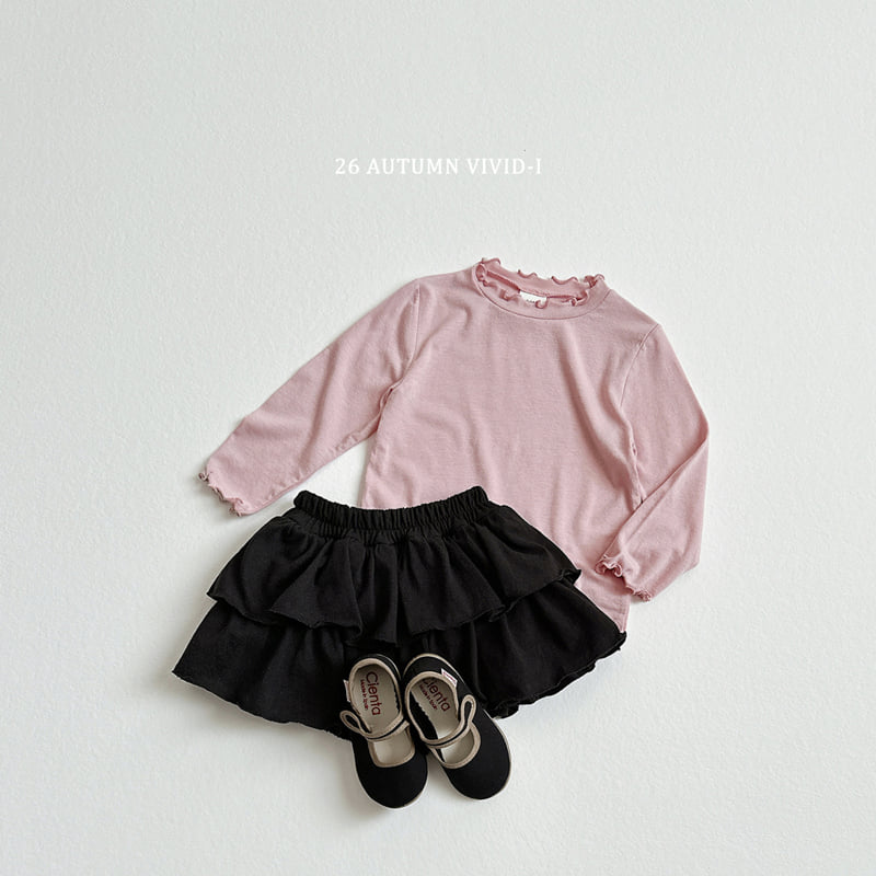 Vivid I - Korean Children Fashion - #minifashionista - Soft Girls Lalla Tee - 9