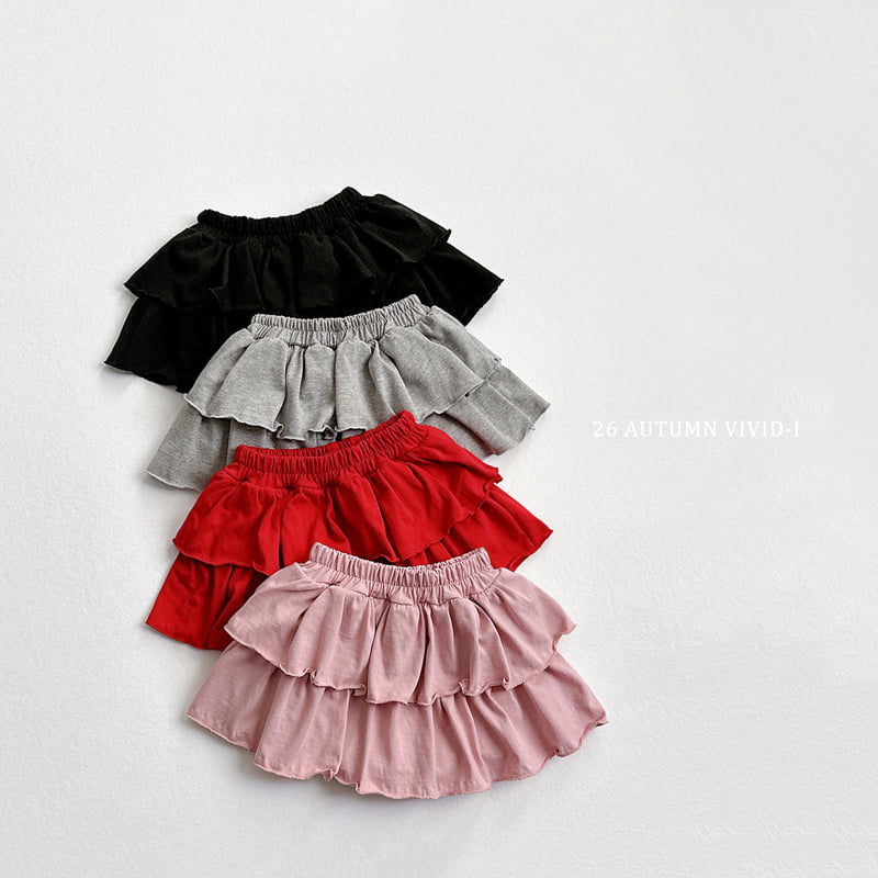 Vivid I - Korean Children Fashion - #prettylittlegirls - Can Can Bloomer Skirt - 3