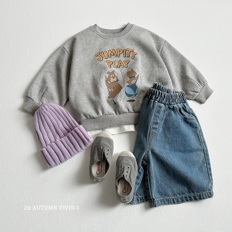 Vivid I - Korean Children Fashion - #prettylittlegirls - Jumping Dog Sweatshirt - 6