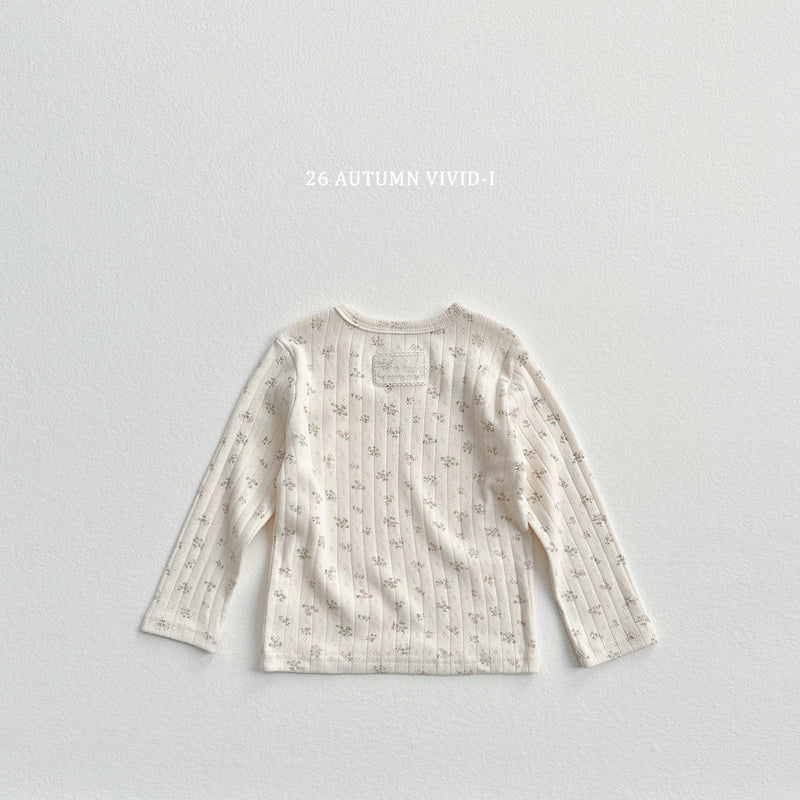 Vivid I - Korean Children Fashion - #minifashionista - Lace Label Eyelet Tee - 4