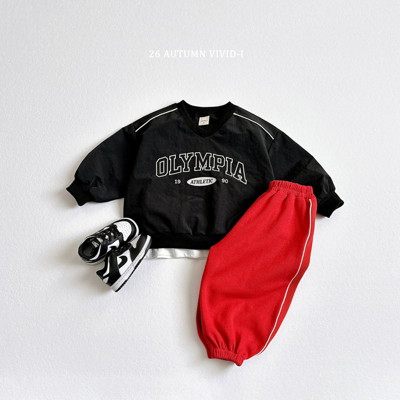 Vivid I - Korean Children Fashion - #prettylittlegirls - Line Training Jogger Pants - 11