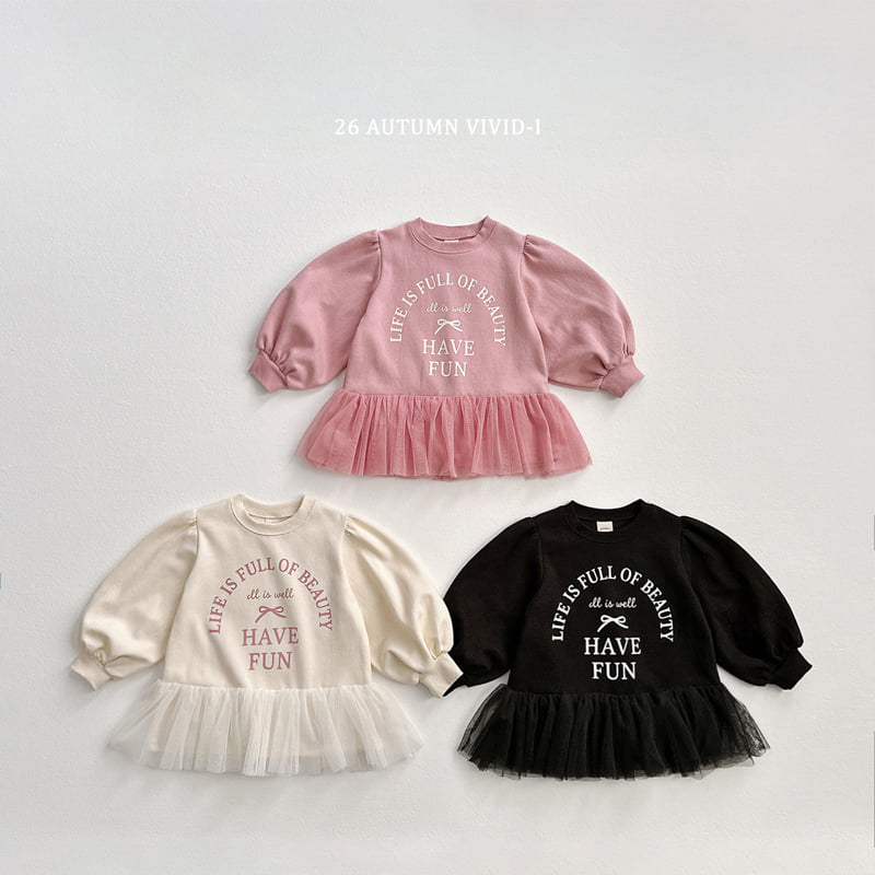 Vivid I - Korean Children Fashion - #prettylittlegirls - Tutu One-piece - 3