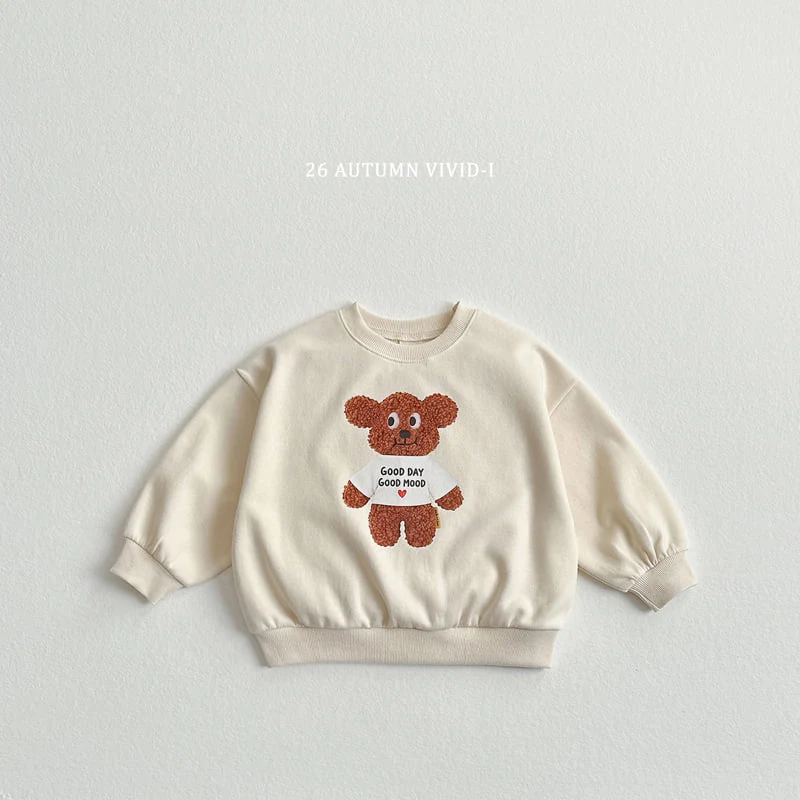 Vivid I - Korean Children Fashion - #prettylittlegirls - Poodle Sweatshirt - 6