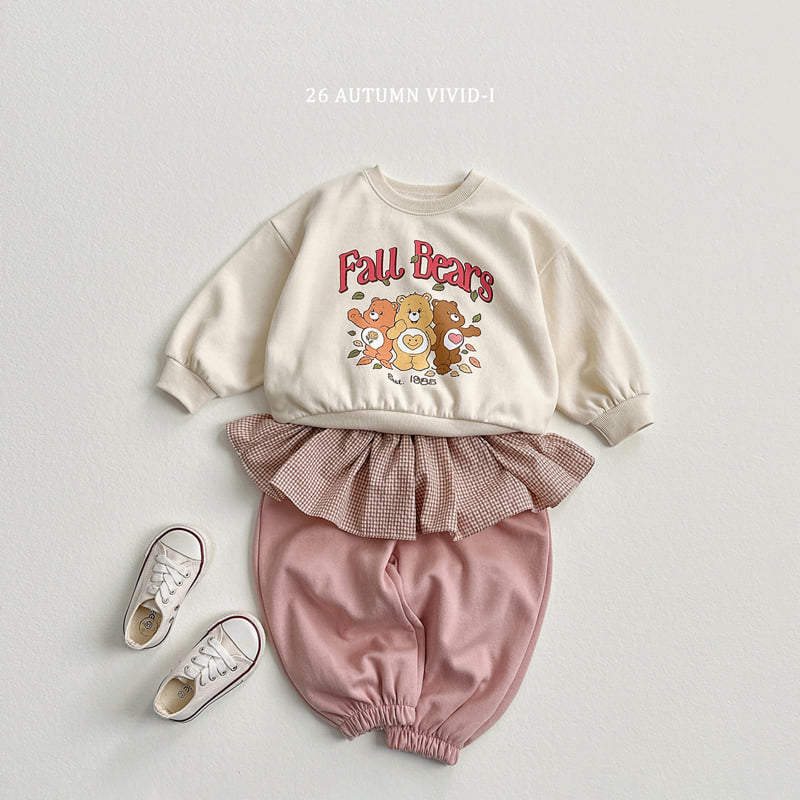 Vivid I - Korean Children Fashion - #prettylittlegirls - Check Frill Jogger Pants - 5