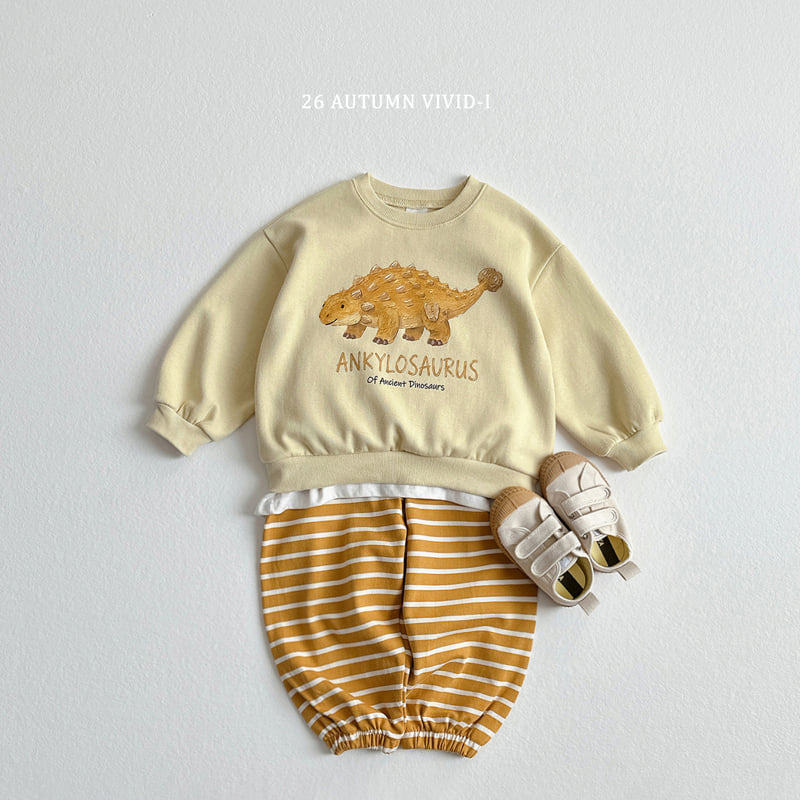 Vivid I - Korean Children Fashion - #prettylittlegirls - Stripe Jogger Pants - 7