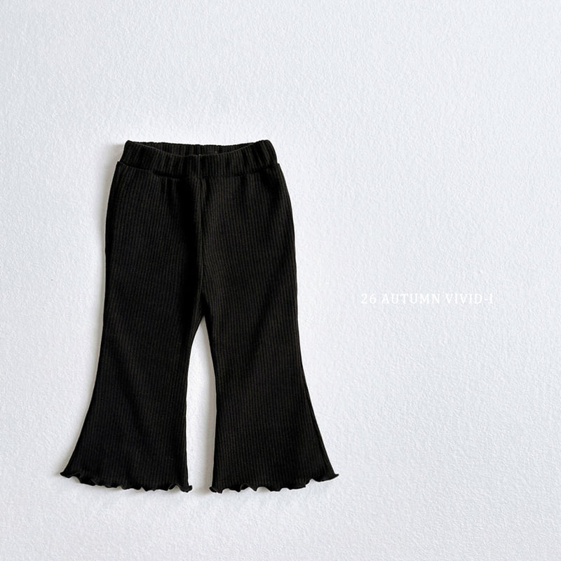 Vivid I - Korean Children Fashion - #minifashionista - Gold Span Flare Pants - 4