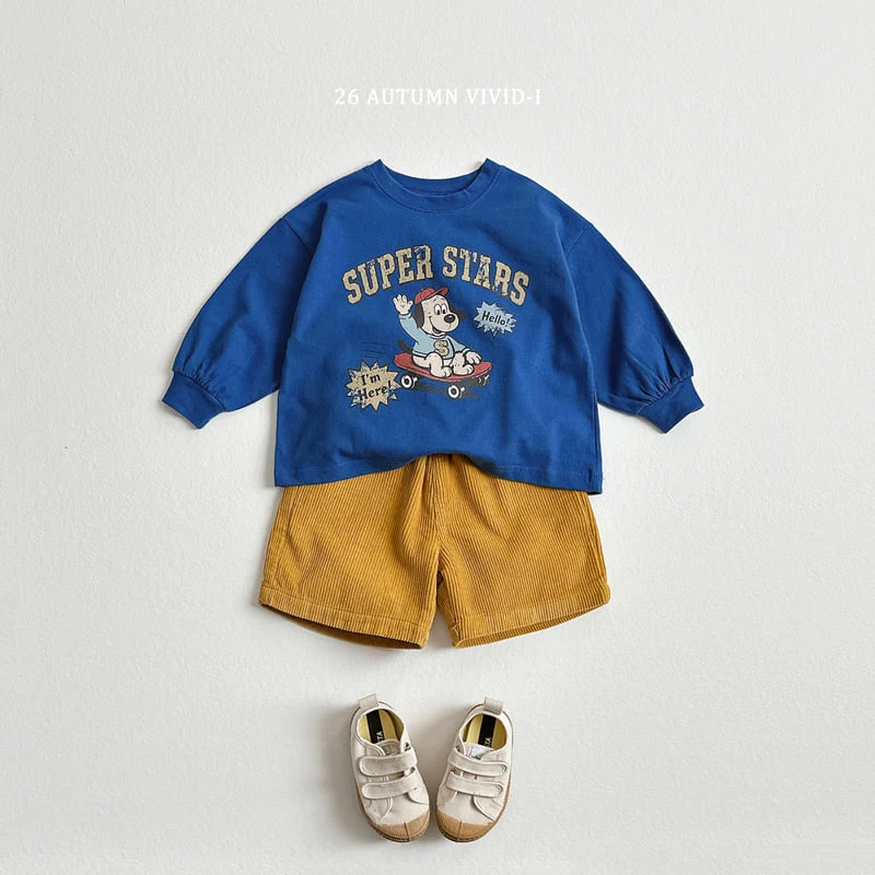 Vivid I - Korean Children Fashion - #prettylittlegirls - Corduroy Shorts - 12