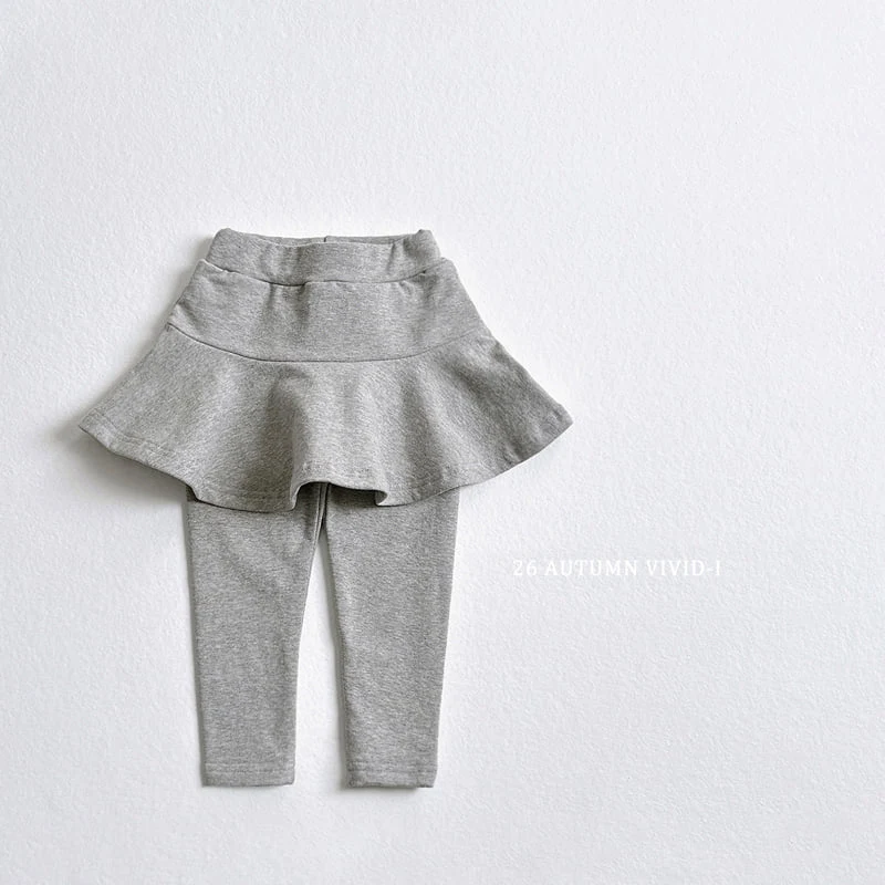 Vivid I - Korean Children Fashion - #prettylittlegirls - BB Skirt Leggings - 7