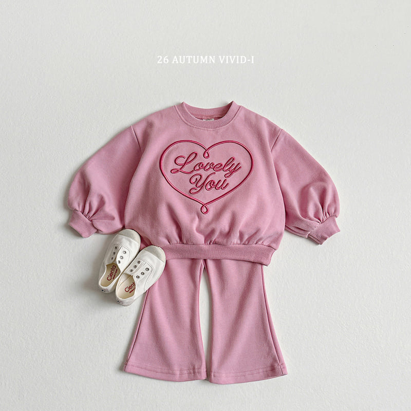 Vivid I - Korean Children Fashion - #prettylittlegirls - Heart Bear Set - 3