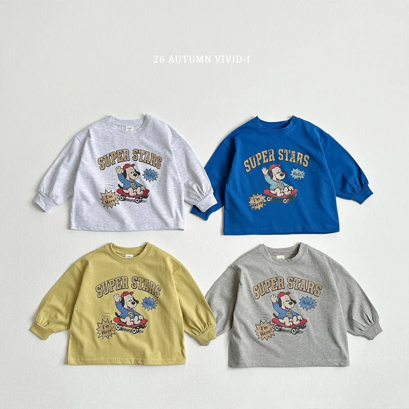 Vivid I - Korean Children Fashion - #stylishchildhood - Super Dog Single Tee