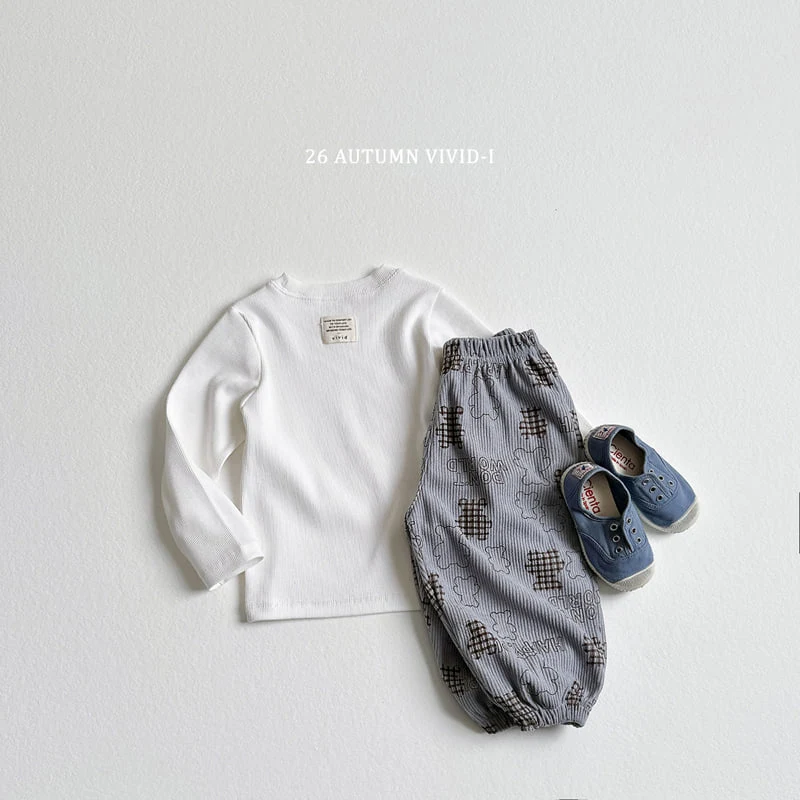 Vivid I - Korean Children Fashion - #stylishchildhood - Corduroy Patterned Jogger Pants - 11