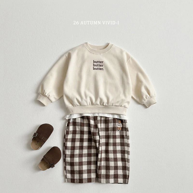 Vivid I - Korean Children Fashion - #stylishchildhood - BB Check Pants - 10