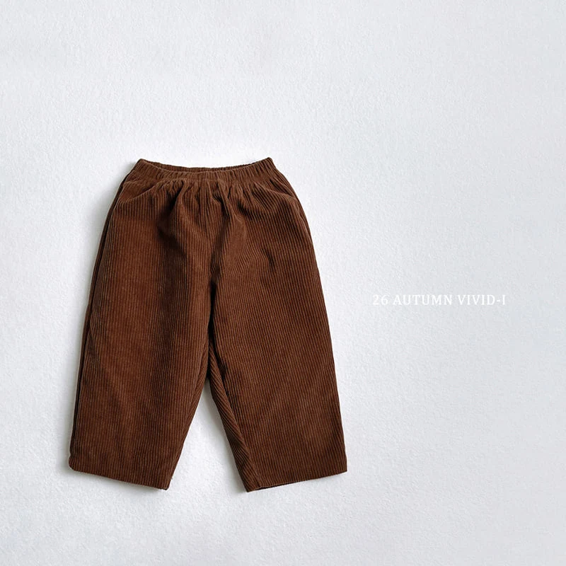 Vivid I - Korean Children Fashion - #stylishchildhood - Corduroy Pants - 9