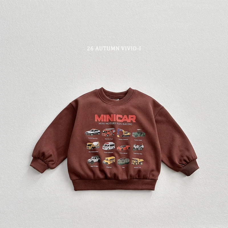 Vivid I - Korean Children Fashion - #stylishchildhood - Mini Moters Sweatshirt - 5