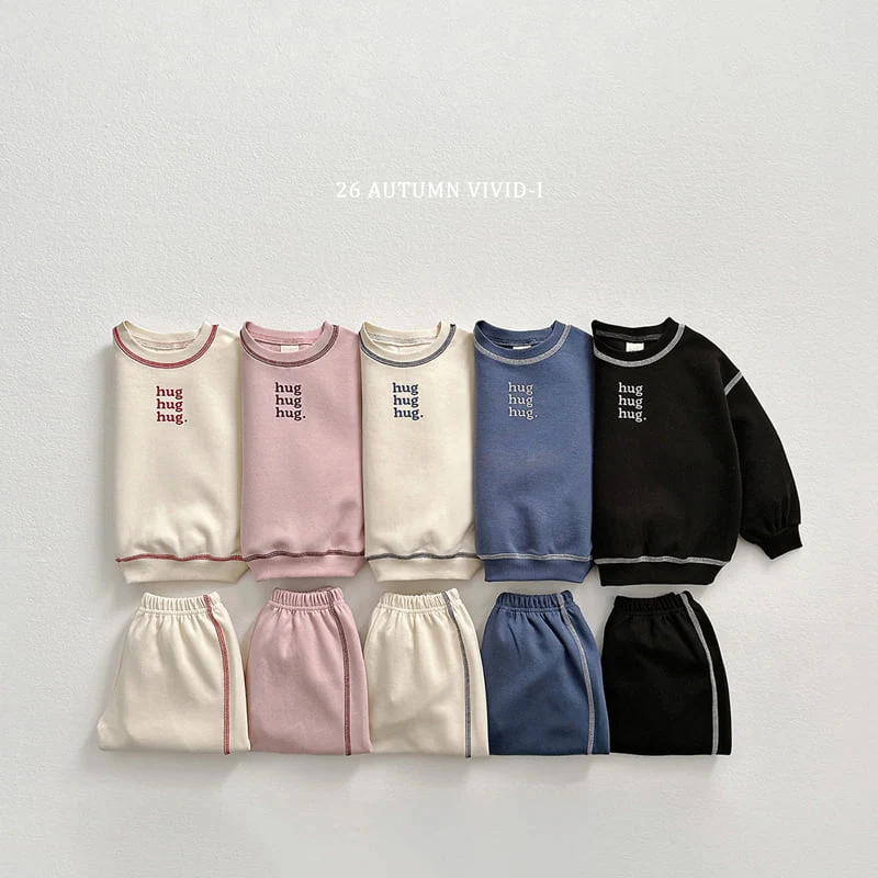 Vivid I - Korean Children Fashion - #stylishchildhood - Hug Stitch Set