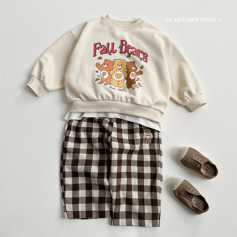 Vivid I - Korean Children Fashion - #todddlerfashion - BB Check Pants - 8