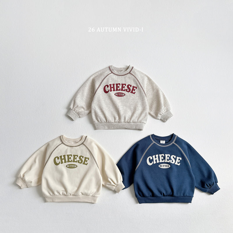 Vivid I - Korean Children Fashion - #todddlerfashion - Cheese Stitch Sweatshirt