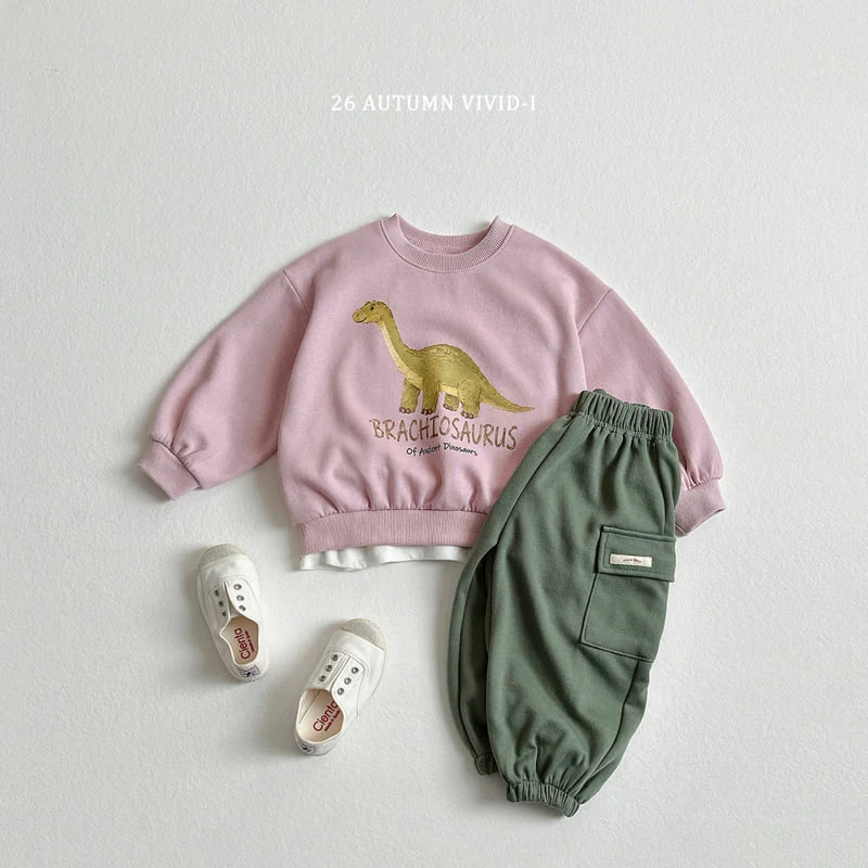 Vivid I - Korean Children Fashion - #todddlerfashion - Label Cargo Jogger Pants - 10