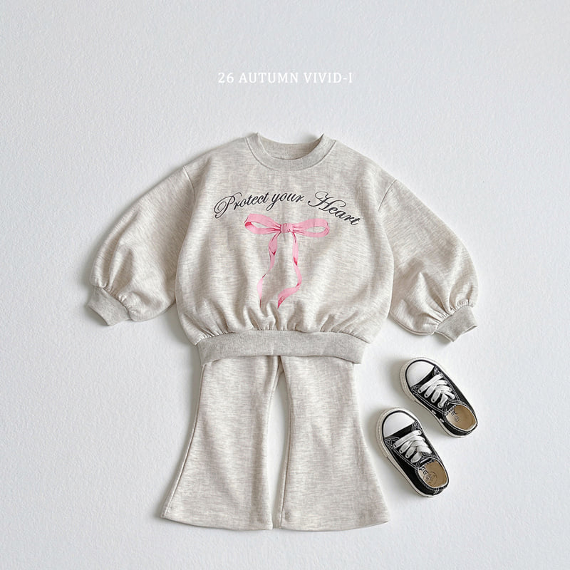 Vivid I - Korean Children Fashion - #todddlerfashion - Pink Ribbon Set - 5