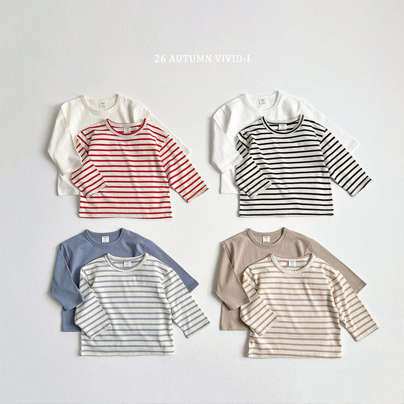 Vivid I - Korean Children Fashion - #toddlerclothing - One Plus One Single Tee
