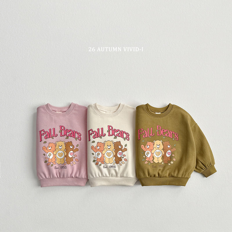 Vivid I - Korean Children Fashion - #toddlerclothing - Fall Bear Sweatshirt