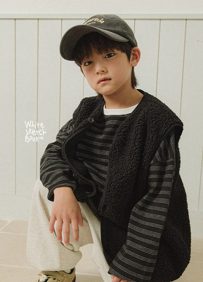 Whitesketchbook - Korean Children Fashion - #Kfashion4kids - Bison Dumble Vest - 8