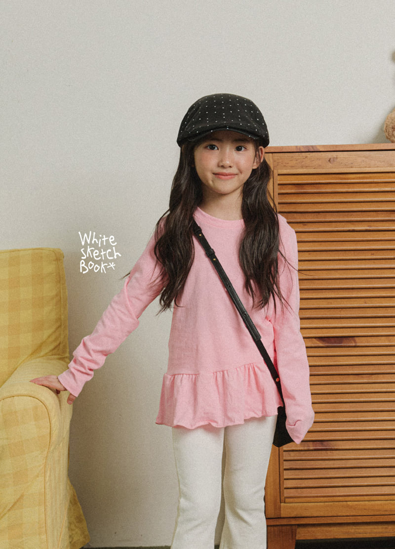 Whitesketchbook - Korean Children Fashion - #Kfashion4kids - Frill Wave Tee - 3