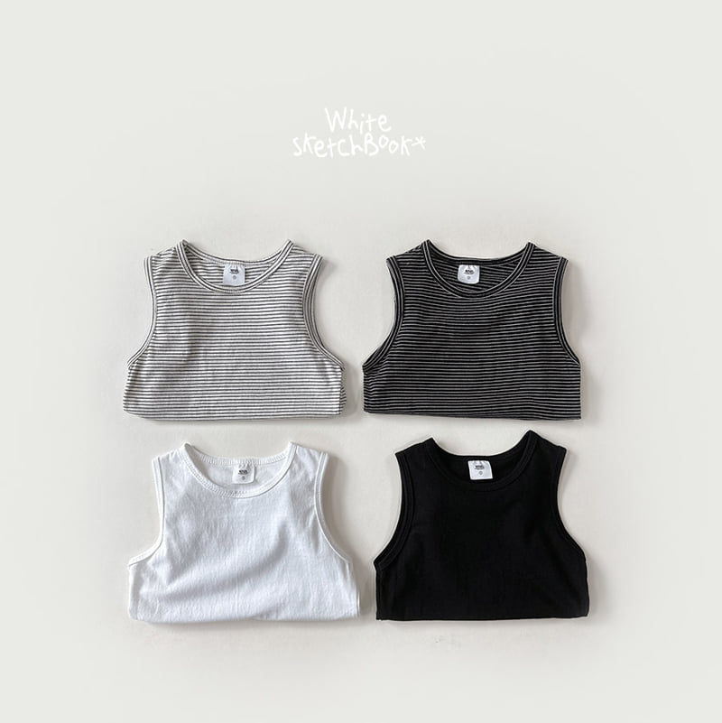 Whitesketchbook - Korean Children Fashion - #Kfashion4kids - Layered Sleeveless - 12