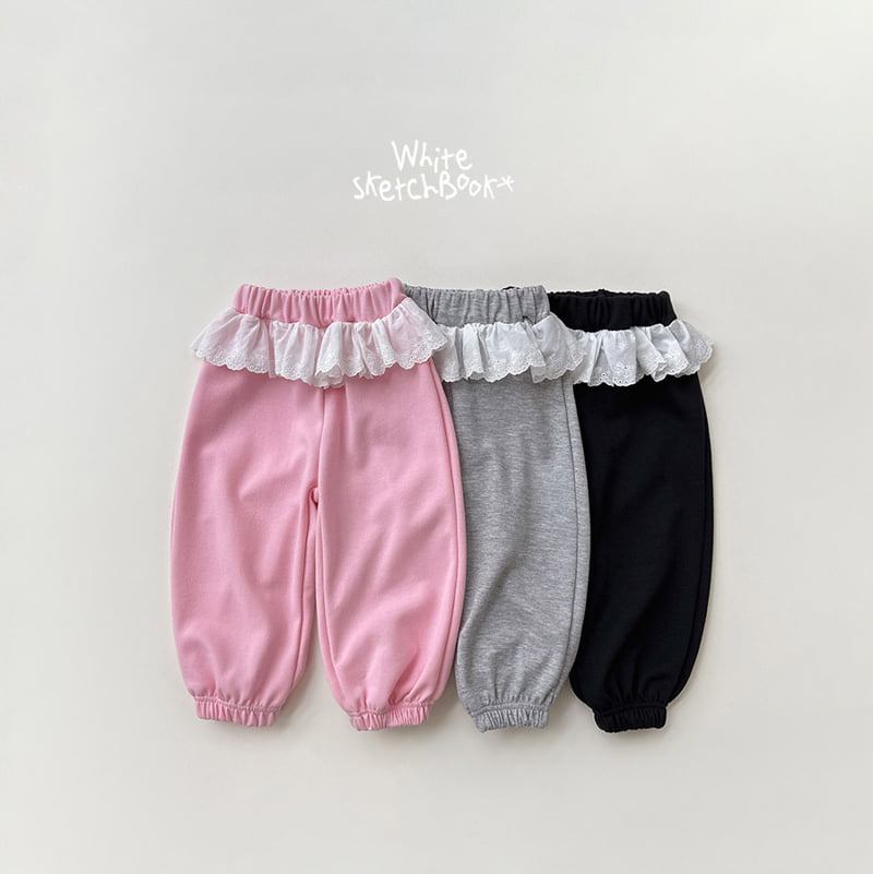 Whitesketchbook - Korean Children Fashion - #Kfashion4kids - Daisy Frill Pants - 11