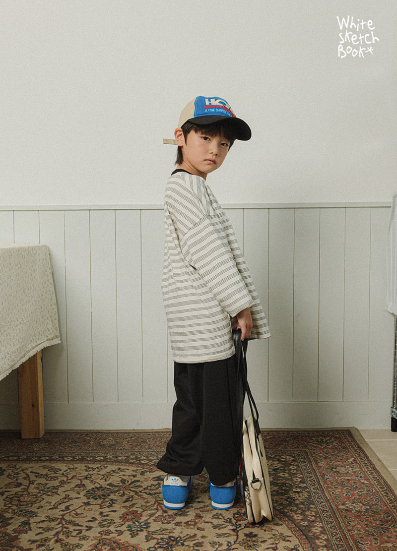 Whitesketchbook - Korean Children Fashion - #Kfashion4kids - Bread Stripe Tee - 8