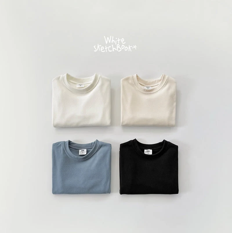 Whitesketchbook - Korean Children Fashion - #childofig - Soft Fleece Tee - 12