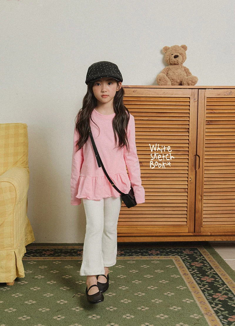 Whitesketchbook - Korean Children Fashion - #childofig - Frill Wave Tee - 9
