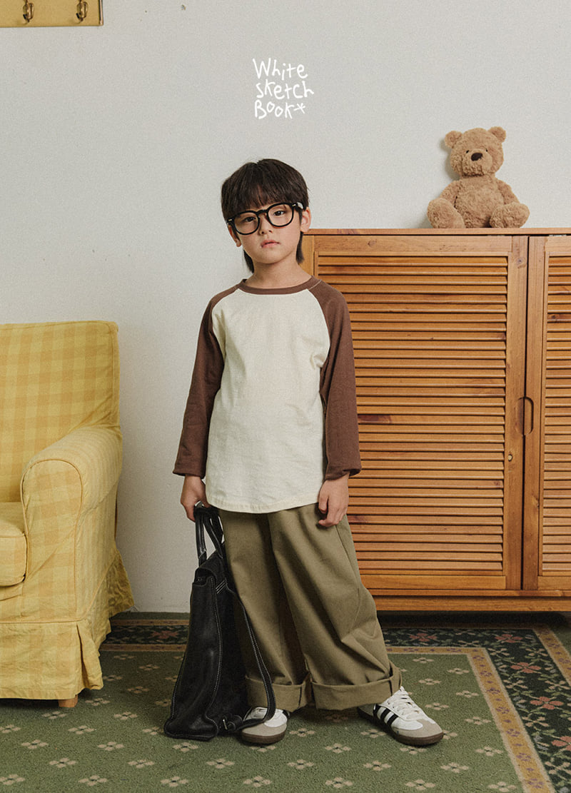 Whitesketchbook - Korean Children Fashion - #childrensboutique - Barrel Cotton Pants - 8