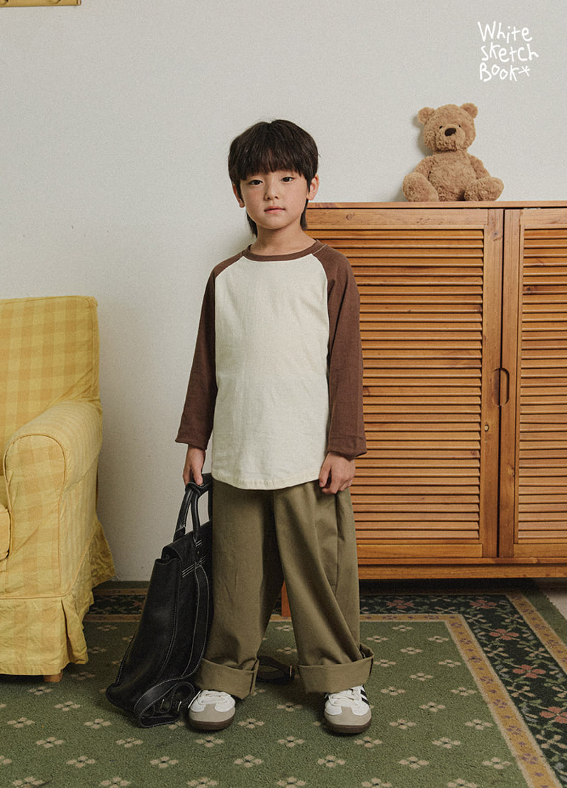 Whitesketchbook - Korean Children Fashion - #designkidswear - Barrel Cotton Pants - 9