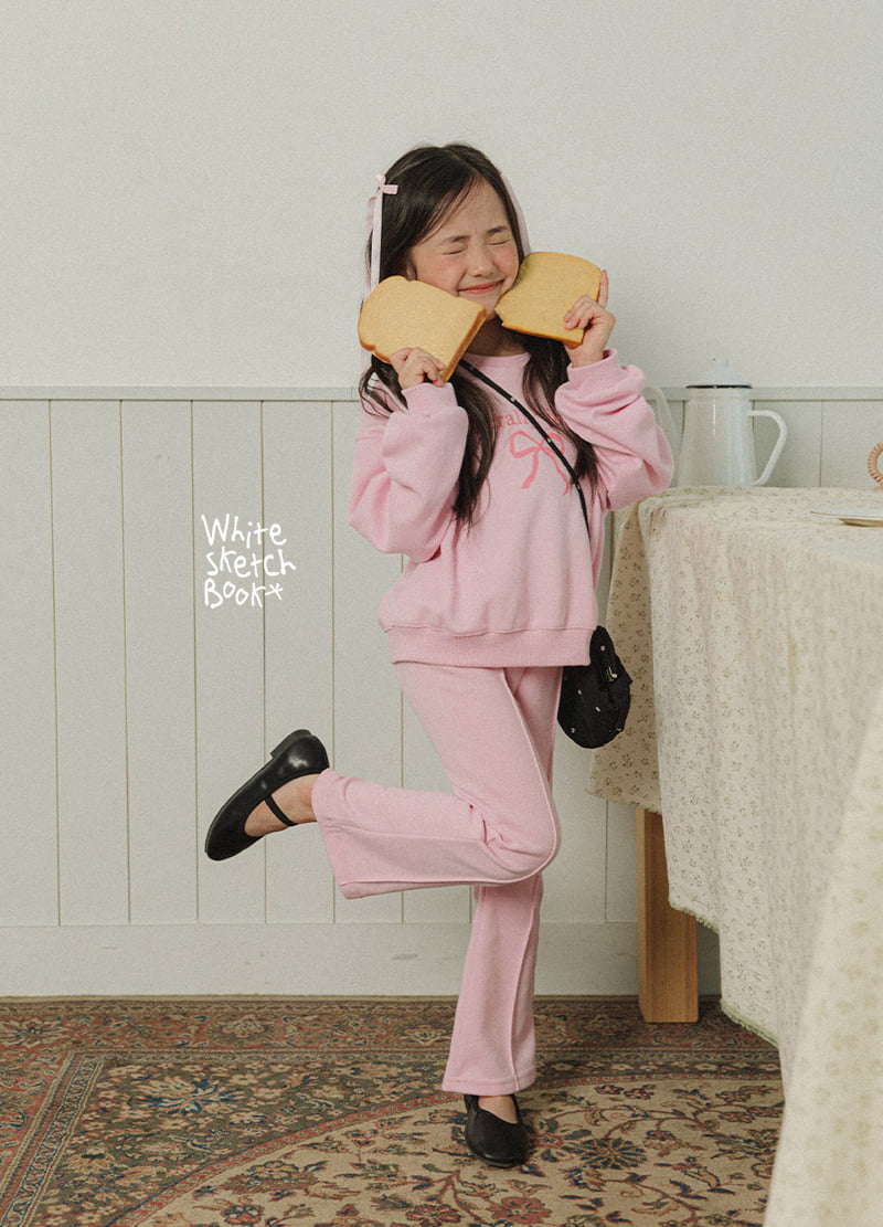 Whitesketchbook - Korean Children Fashion - #designkidswear - Ribbon Bootscut Set - 5